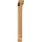 Ekena Millwork Traditional Traditional Smooth Bracket w/ Offset Brace, Western Red Cedar, 5 1/2"W x 42"D x 48"H BKT0604X42X48TRA01SWR - alternate 3